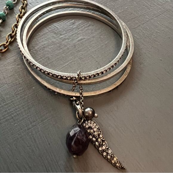 Lucky Brand 2 Bracelets & NEW Earrings - Picture 5 of 7
